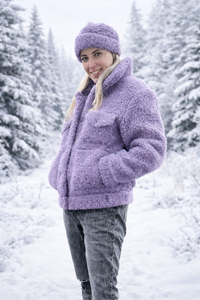 Sheepsjop jas Wollie 100% wol Lila