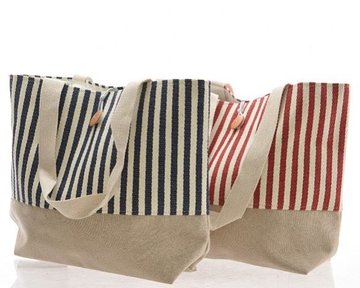 Tas gestreept 42x32cm