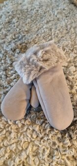 SHEEPSJOP KINDERWANTEN LEER MET LAMSVACHT VOERING UNISEX 2-3 JAAR 03