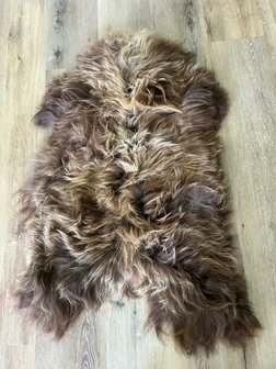 IJslandse parel in weinig voorkomende kleurcombinatie van lichtbruin en goudblond 130x85