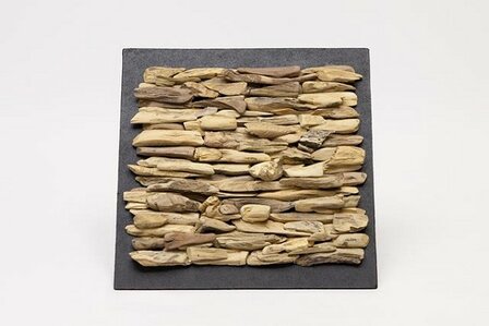 Wand decoratie &quot;driftwood&quot; 25x25 cm