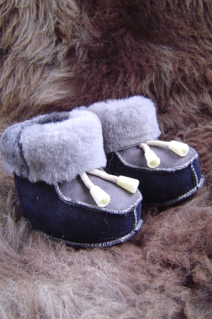 Babyslofje Z, lamsvacht, maat 21,  BS3P62 