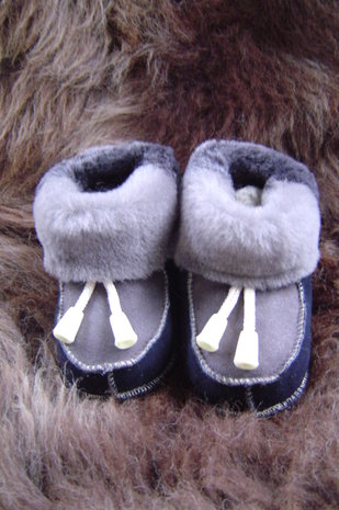 Babyslofje Z, lamsvacht, maat 21,  BS3P62 