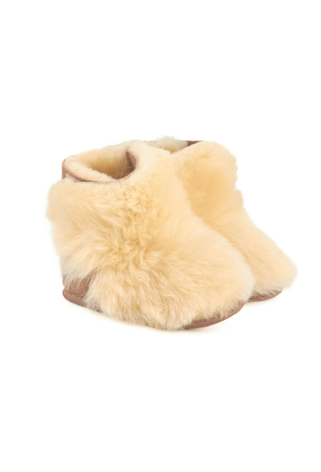 Babyslofje Eskimo Lamswol suede