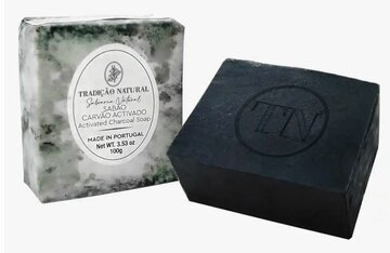 Handgemaakte zeep "Activado Charcoal  Tradicao Natural