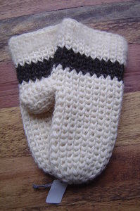 Sheepsjop wollen gebreide dames wanten van 100% schapenwol