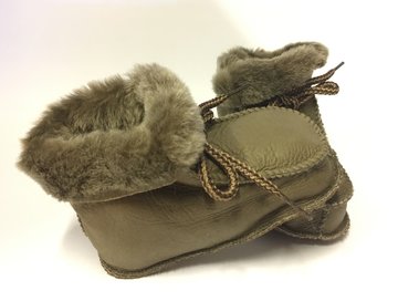  Babyslofje Bernardino Musk, echt leder, maat 15,16,17,18,19 en 20