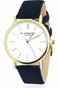 My Jewellery Limited Watch Dark Blue - Gold